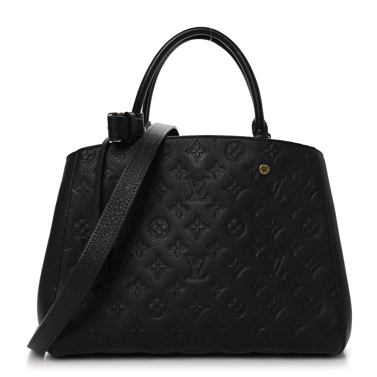 Louis Vuitton LOUIS VUITTON Empreinte Montaigne MM Black 1 of 10