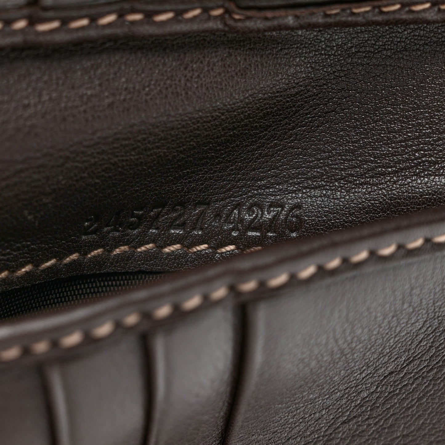 Monogram Lovely Heart French Flap Wallet Dark Brown