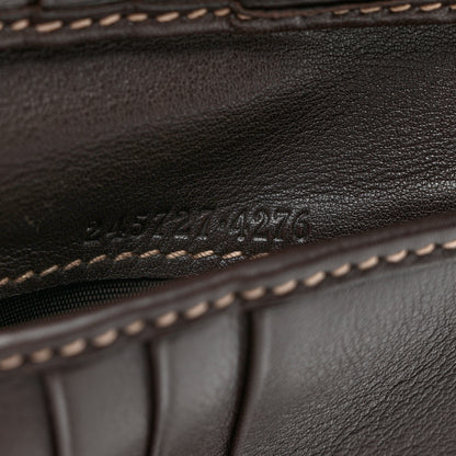 Gucci Monogram Lovely Heart French Flap Wallet Dark Brown 7 of 7