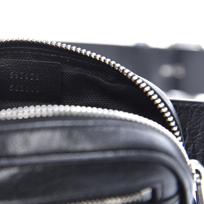 Gucci Fluffy Calfskin Mini Morpheus Belt Bag 70 28 Black 9 of 11