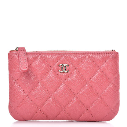 Chanel Caviar Quilted Small Cosmetic Case Pink 1 of 9