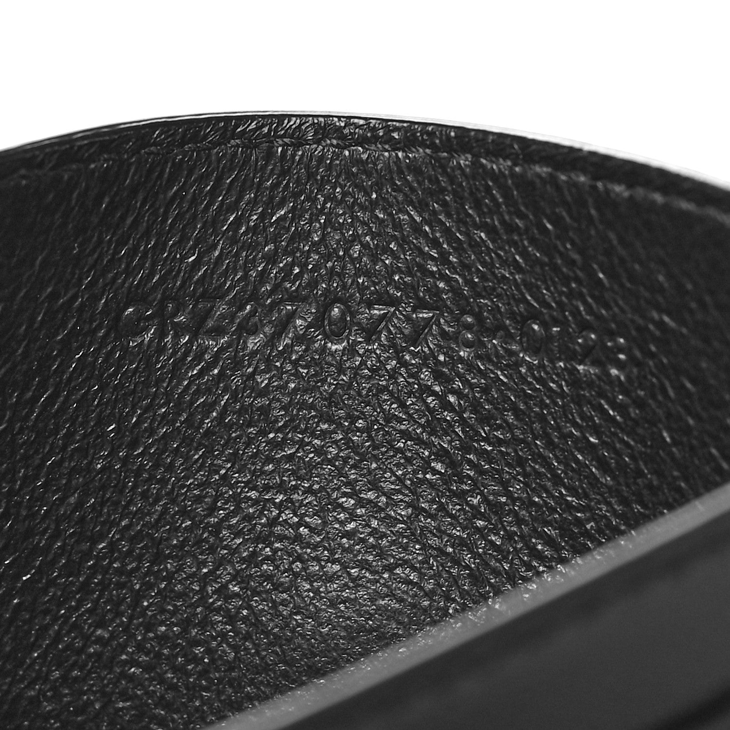 Saint Laurent Lambskin Python Embossed Glitter Monogram Credit Card Case Black 7 of 8