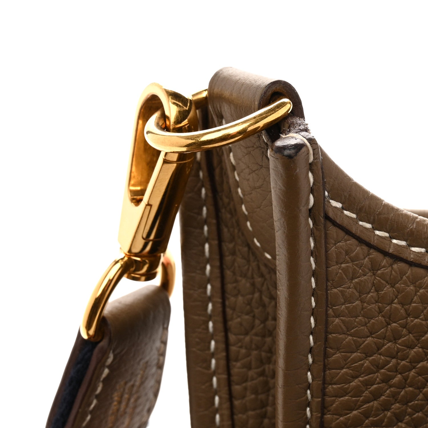 Hermes Taurillon Clemence Amazone Evelyne TPM Etoupe Bleu Indigo 13 of 13