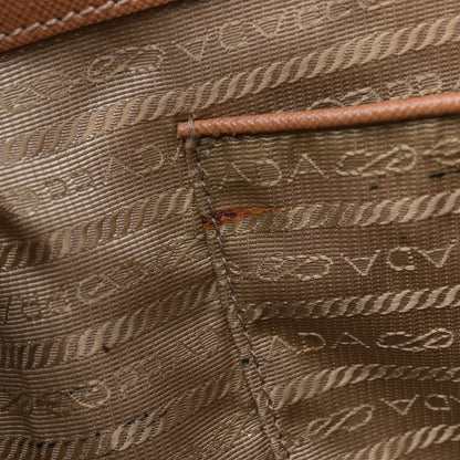 Prada Saffiano Extra Large Galleria Double Zip Tote Caramel 11 of 15