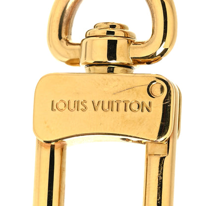 Louis Vuitton Metal Lambskin Enamel Very Bag Charm Key Holder Black 3 of 5
