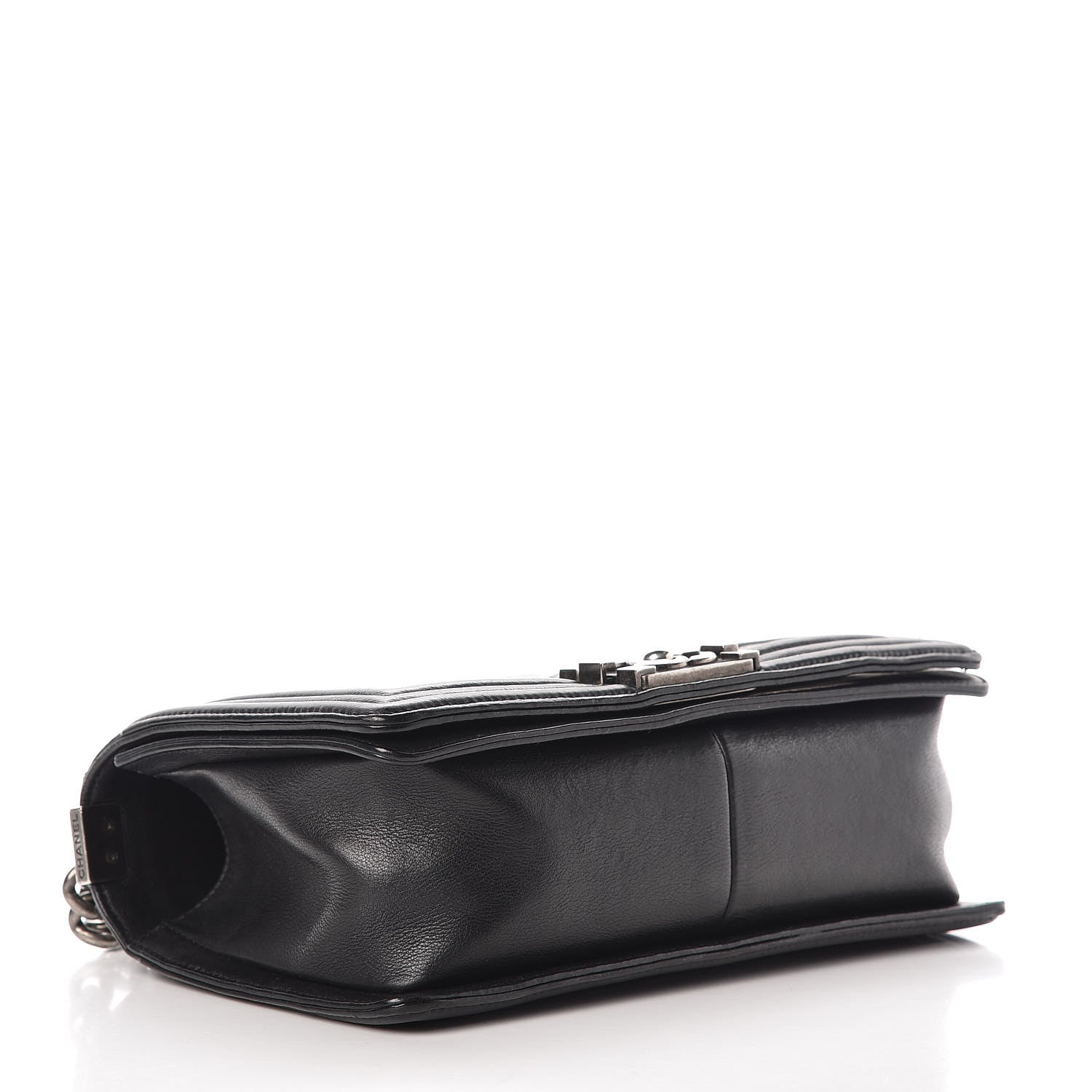 Chanel Calfskin Quilted Medium Boy Flap Black 4 of 13