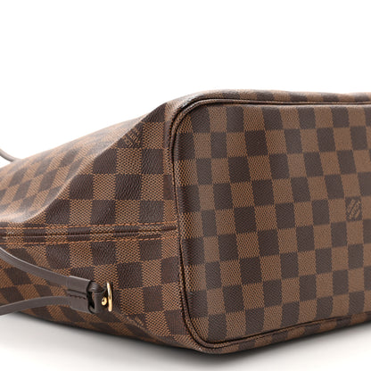Louis Vuitton Damier Ebene Neo Neverfull MM Rose Ballerine 9 of 18