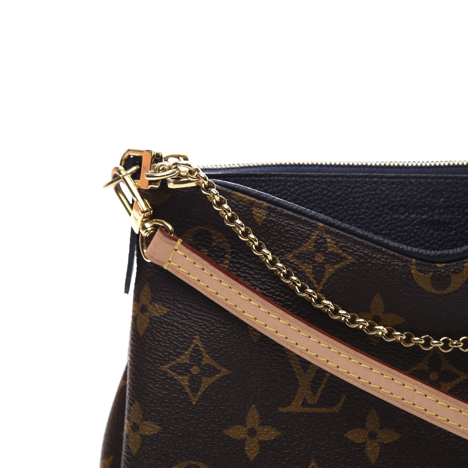Louis Vuitton Monogram Pallas Clutch Blue Marine 10 of 11