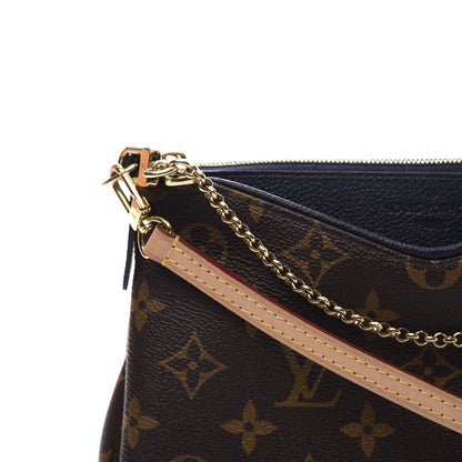 Louis Vuitton Monogram Pallas Clutch Blue Marine 10 of 11