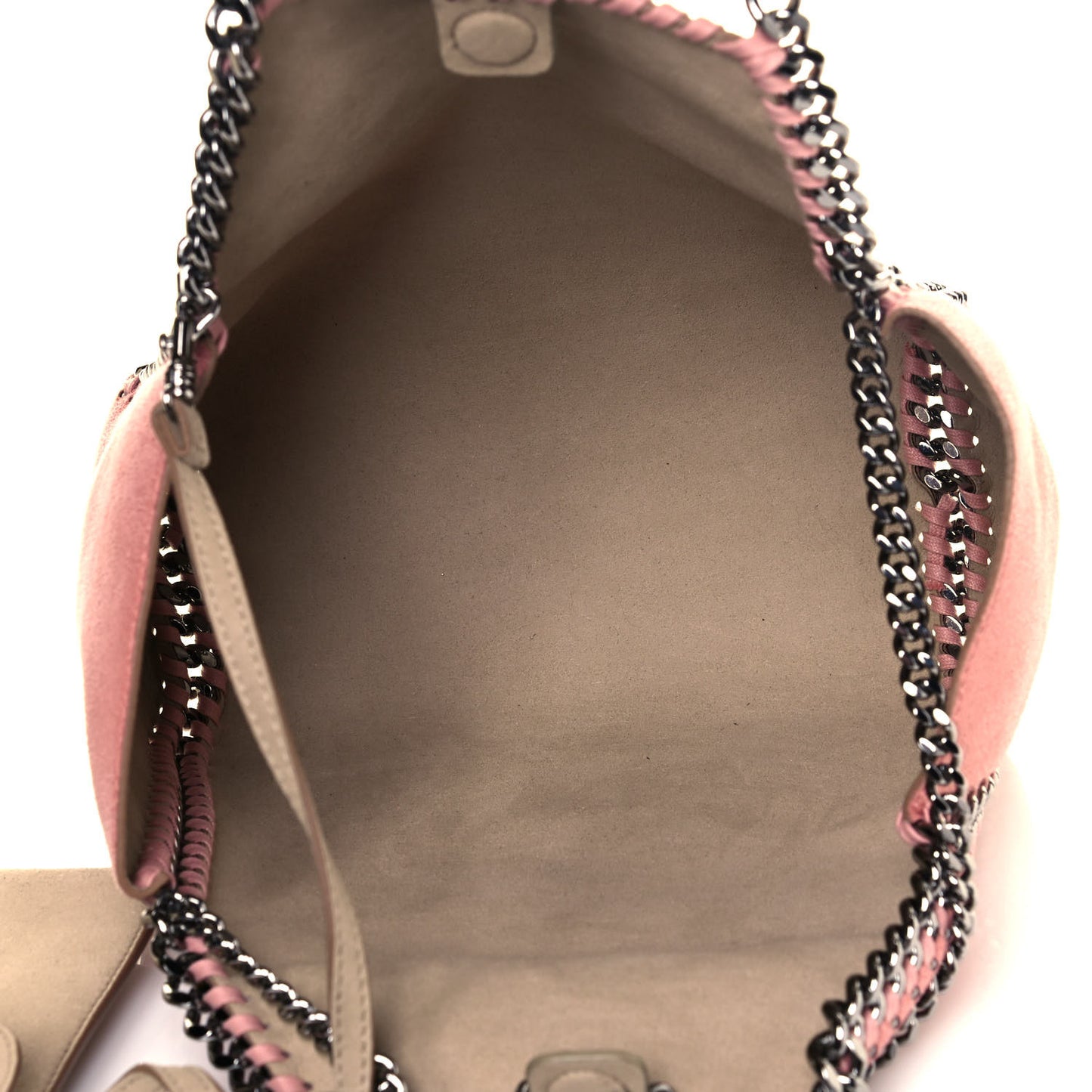 Shaggy Deer Falabella Reversible Mini Fold Over Tote Pink
