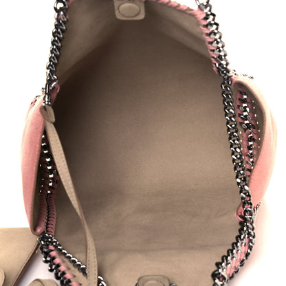 Stella McCartney Shaggy Deer Falabella Reversible Mini Fold Over Tote Pink 5 of 19