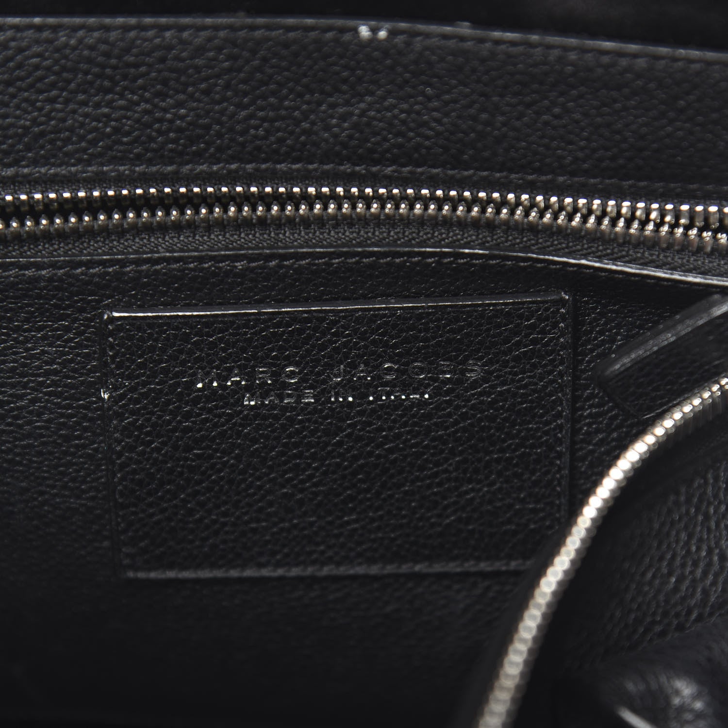 Marc Jacobs Textured Calfskin Medium Incognito Satchel Black 6 of 11
