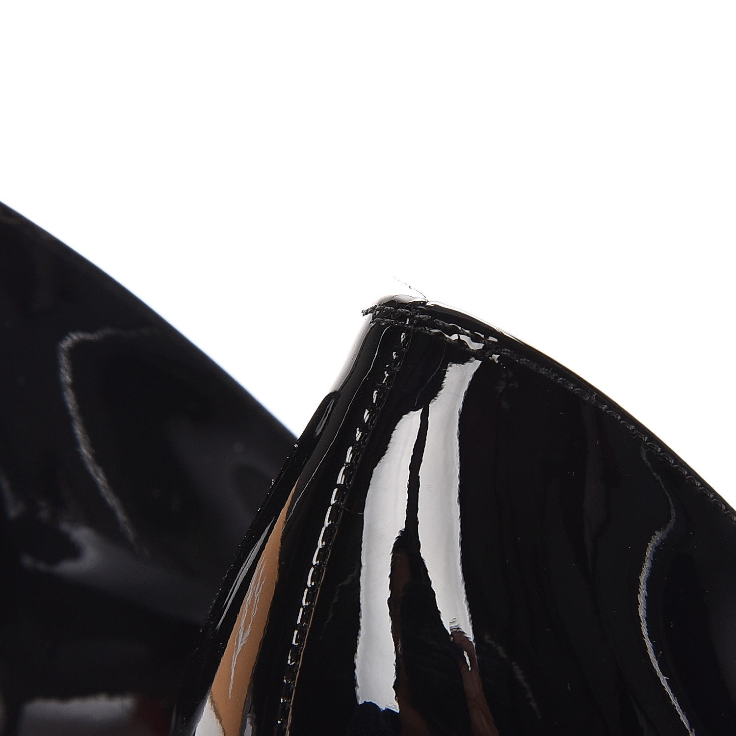 Christian Louboutin Patent Pigalle Follies 100 Pumps 36.5 Black 8 of 9