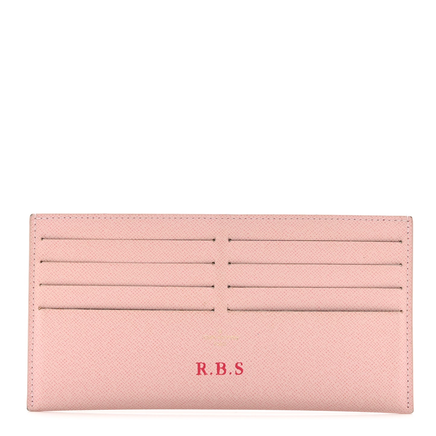 Calfskin Felicie Card Holder Insert Rose Ballerine