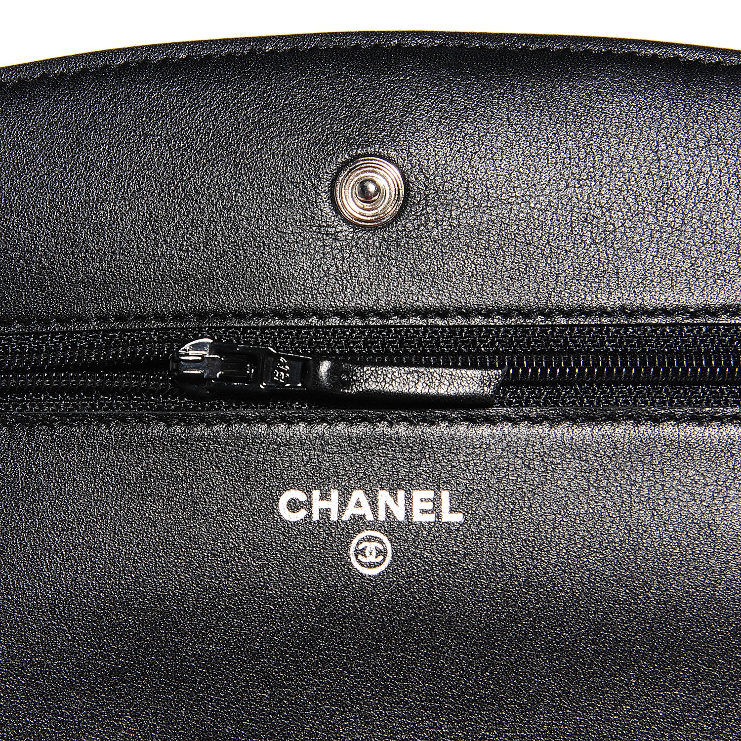 Chanel Patent Quilted Brilliant Wallet On Chain WOC Black 6 of 11