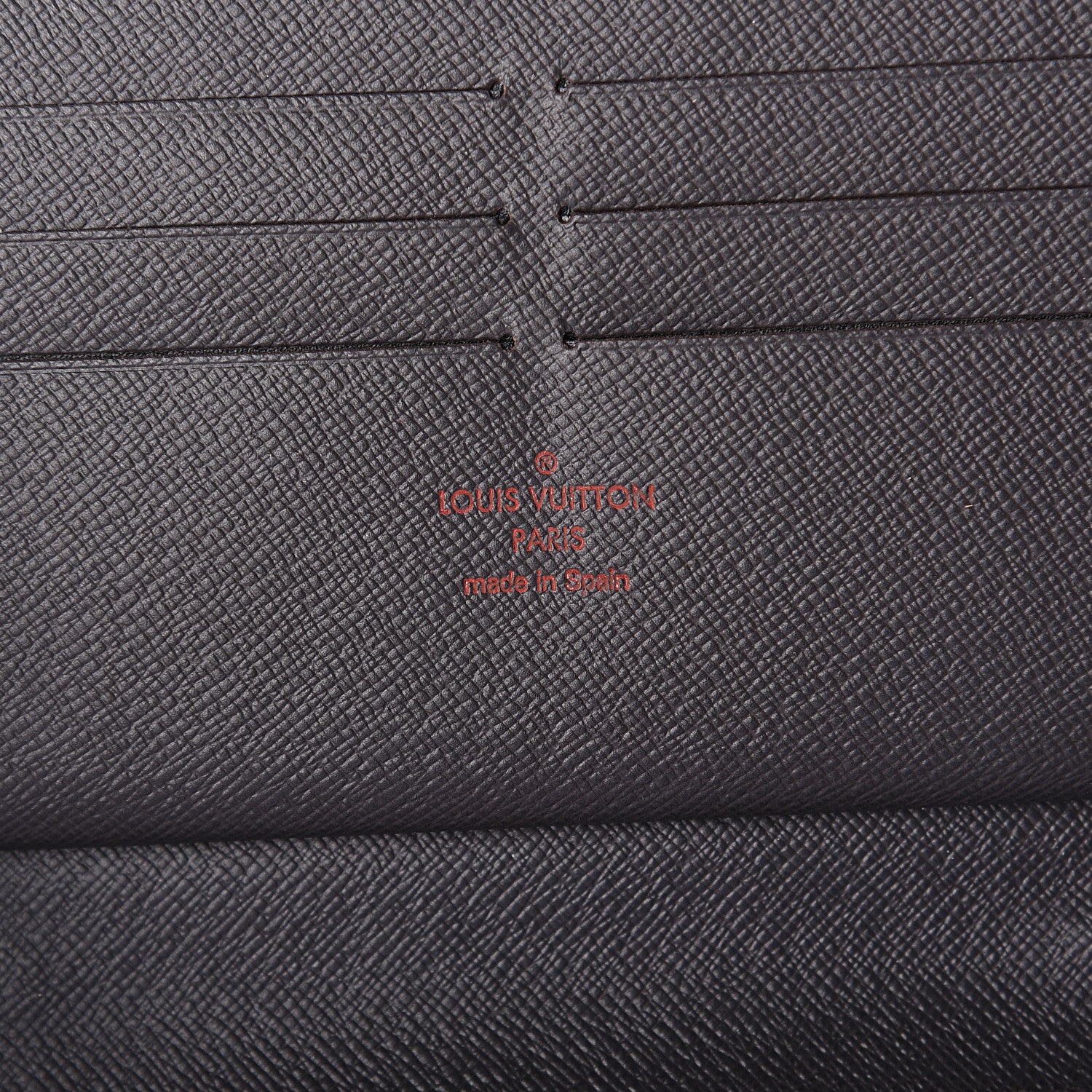 Louis Vuitton Damier Ebene Zippy Organizer Wallet 5 of 5