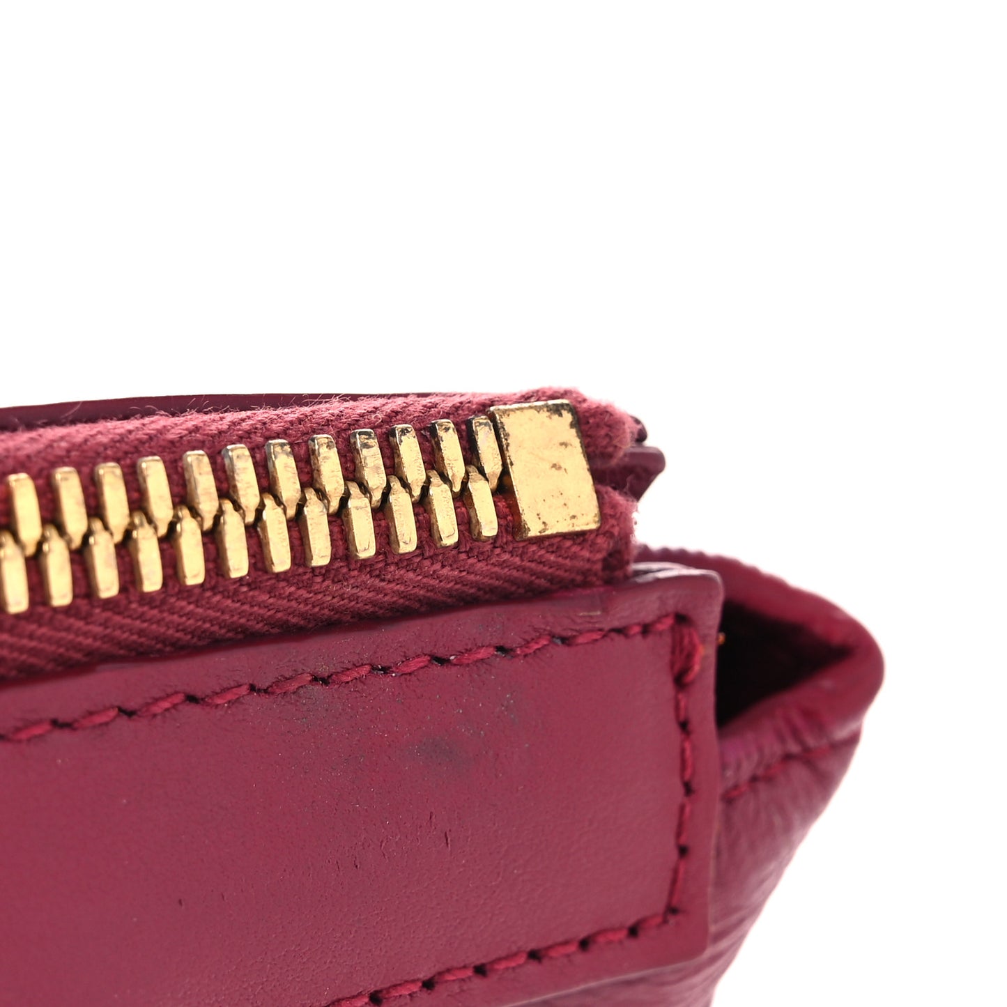Nappa Maxi Intrecciato Padded Clutch Red