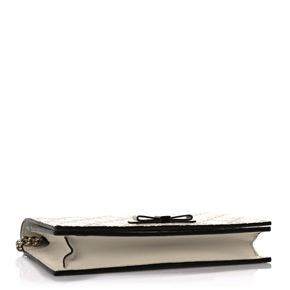 Gucci Guccissima Signature Bowy Chain Wallet Mystic White 4 of 10