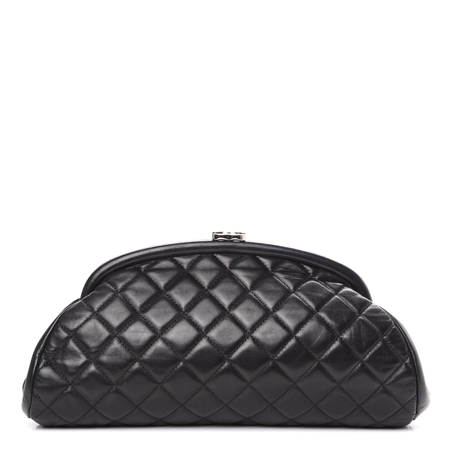 Chanel Lambskin Quilted Timeless Clutch Black 1 of 7