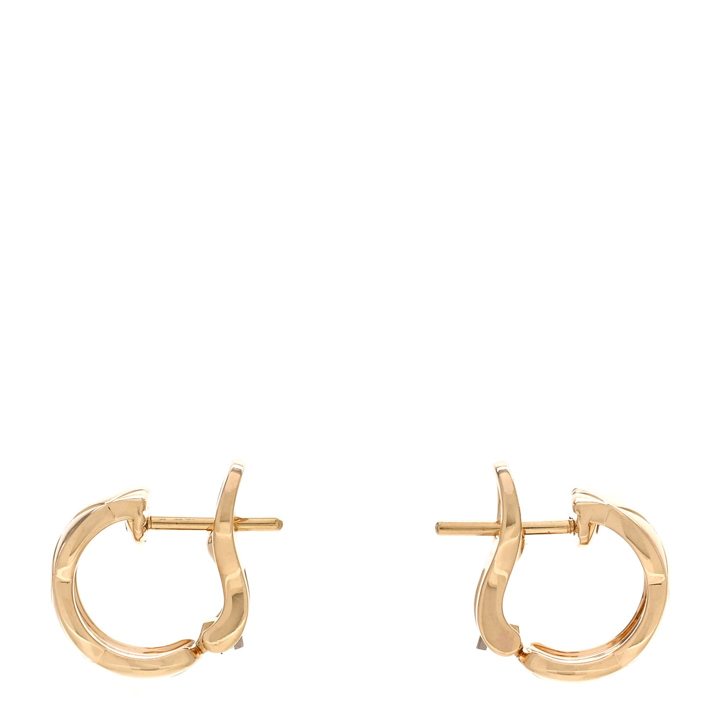 18K Yellow Gold Coco Crush Hoop Earrings