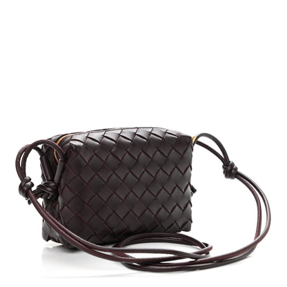 Bottega Veneta Nappa Intrecciato Mini Loop Camera Bag Grape 3 of 9
