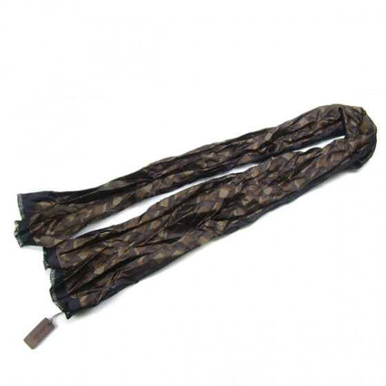 Louis Vuitton Damier Cube Silk Scarf 1 of 7