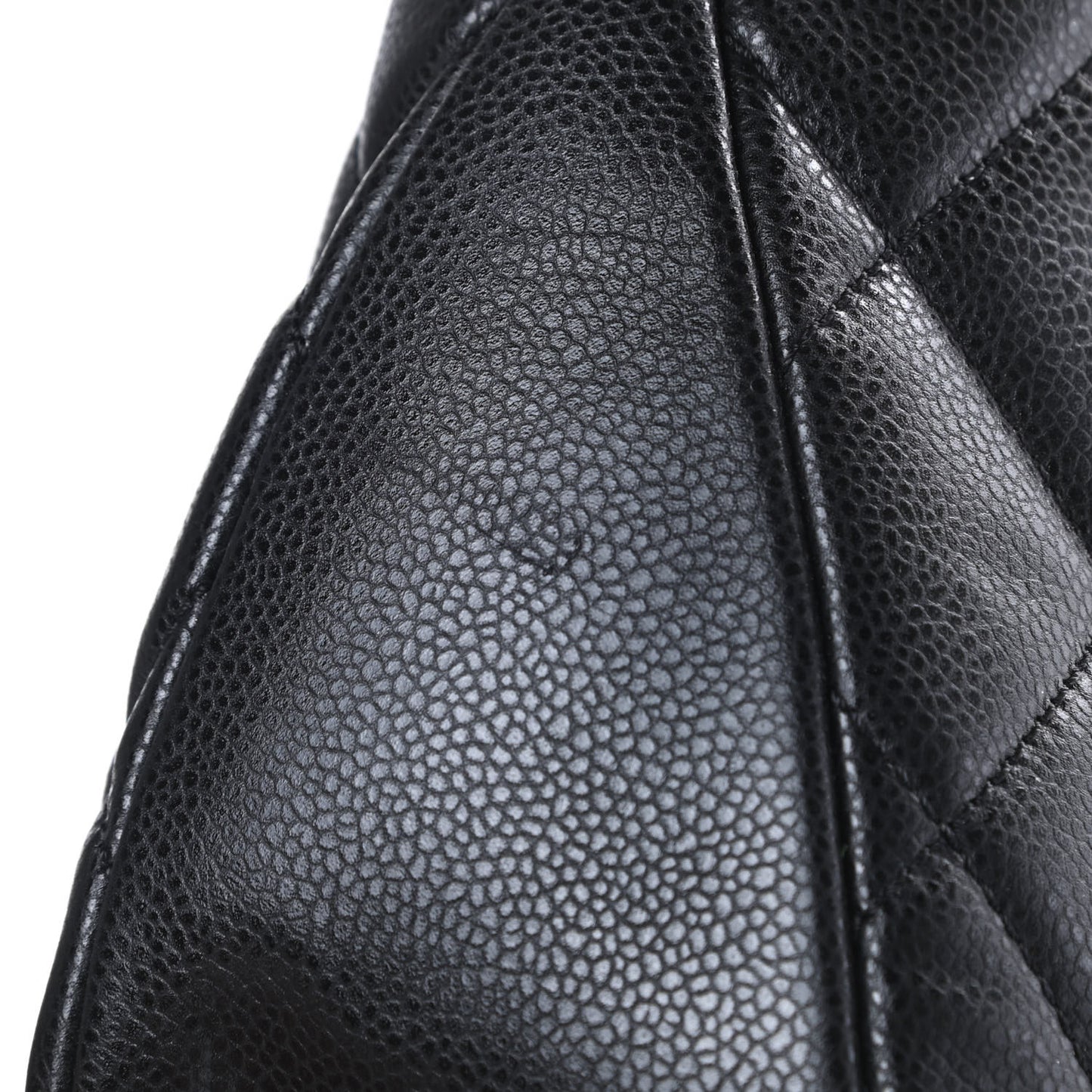 Caviar Quilted Timeless CC Soft Tote Black
