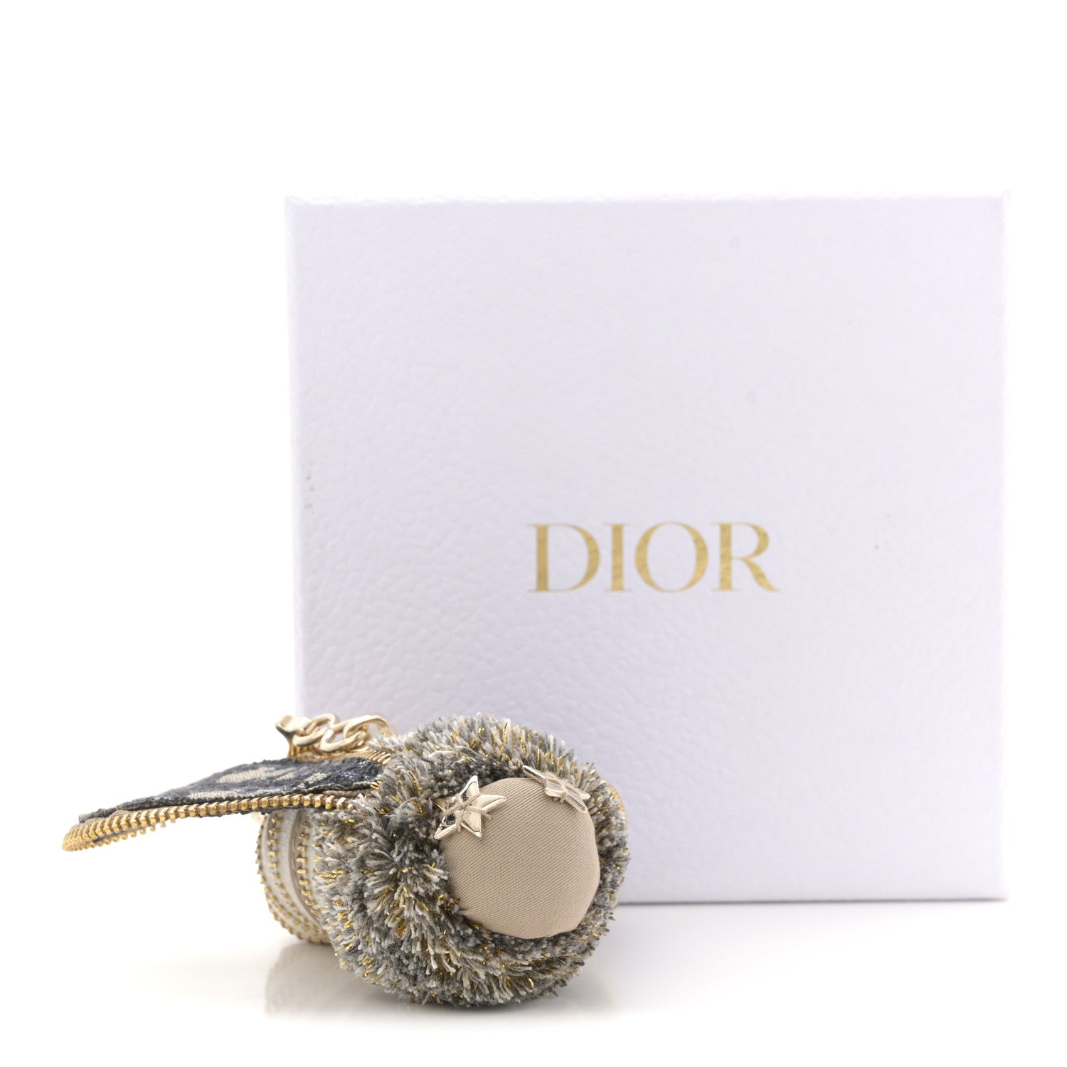 Christian Dior Oblique Bee Accessory Blue 4 of 4