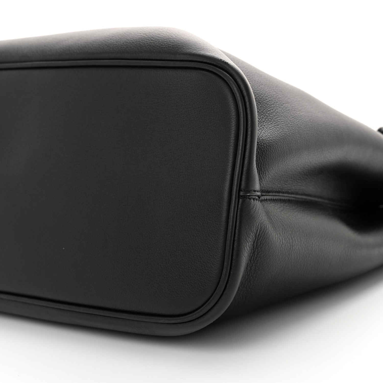 Prada Vitello Daino Large Buckle Bag With Belt Black 9 of 10