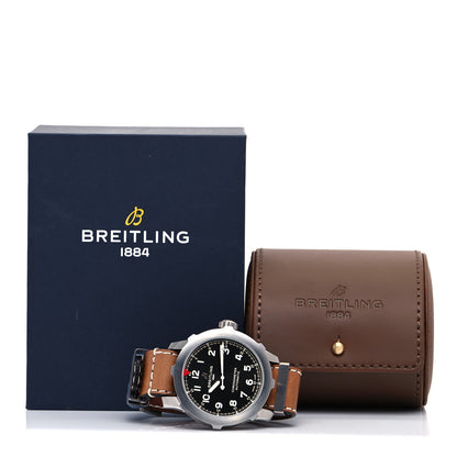 Breitling DLC Coated Stainless Steel Calfskin 46mm Navitimer 8 Chronograph Automatic Watch Black AB2040101B1X1 6 of 6