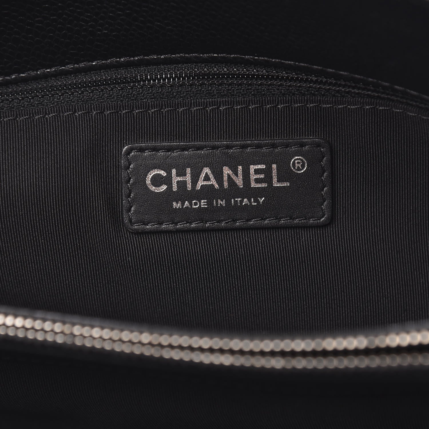 Chanel Caviar Quilted City Shopping Tote Black 7 of 13