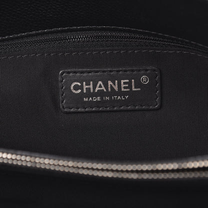 Chanel Caviar Quilted City Shopping Tote Black 7 of 13