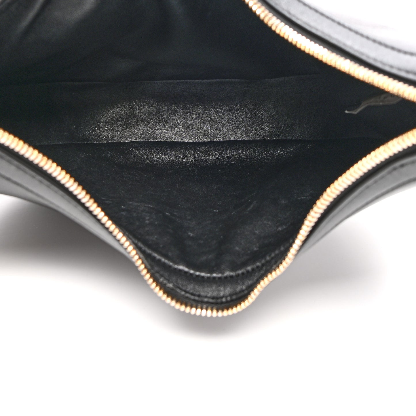 Smooth Calfskin Hula Hoop Shoulder Bag Black