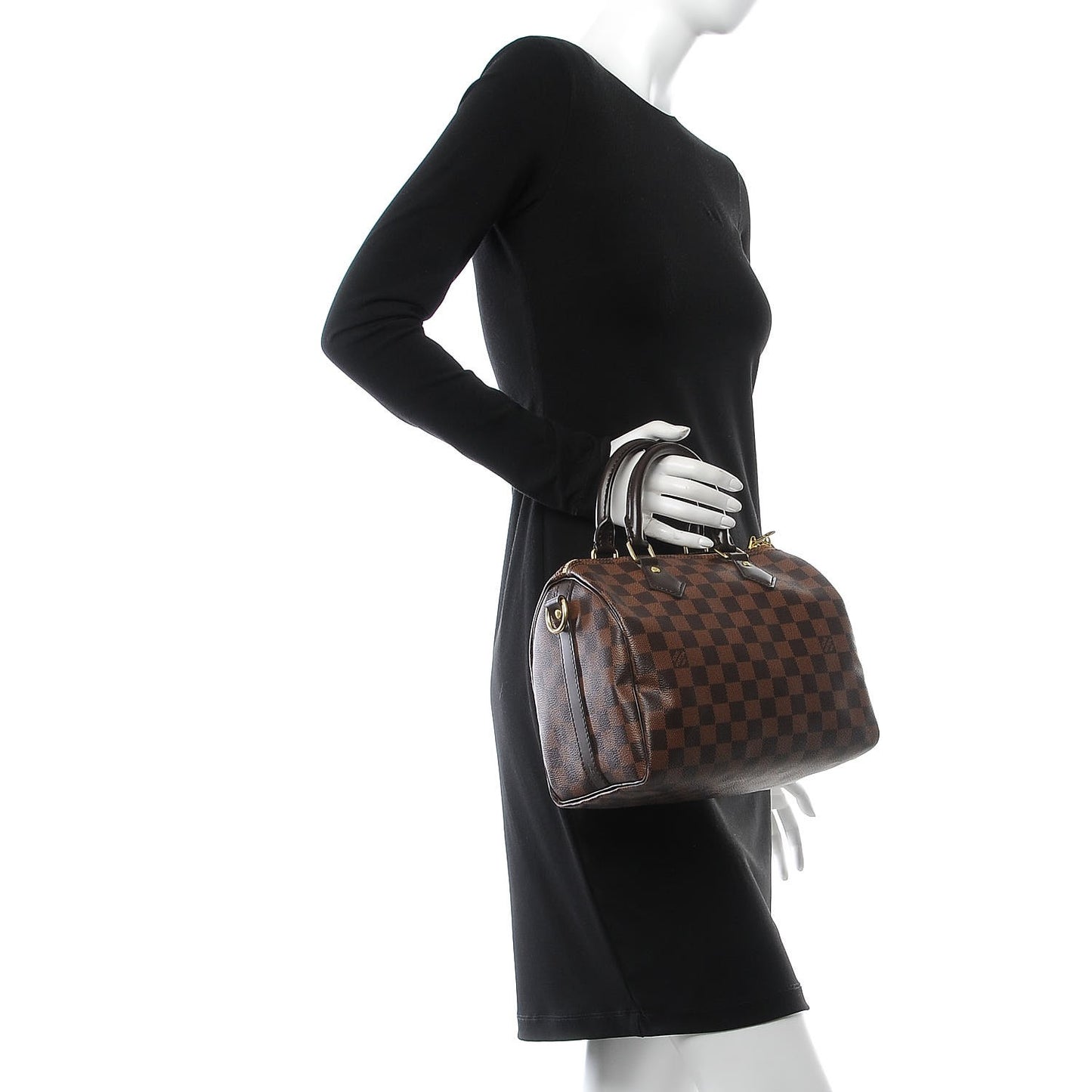 Damier Ebene Speedy Bandouliere 25