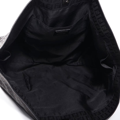 Fendi Zucchino Large Shopper Tote Black 5 of 7