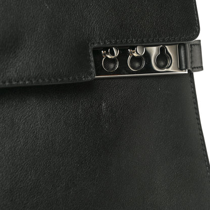 Delvaux Calfskin MM Tempete Satchel Black 11 of 14