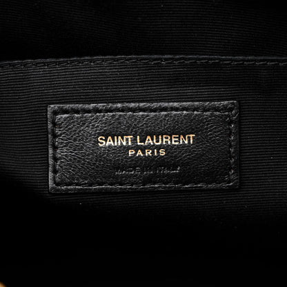 Saint Laurent Calfskin Matelasse Monogram Lou Camera Bag Military Green 6 of 10