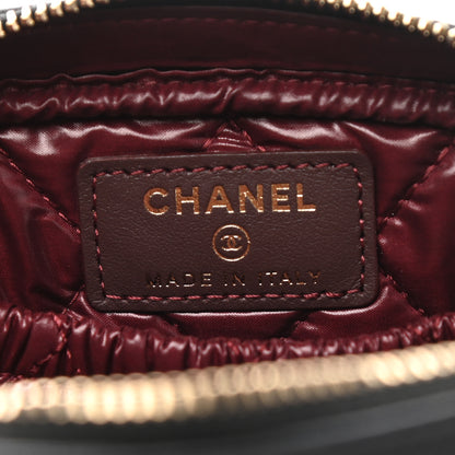 Chanel Caviar Quilted Small Curvy Pouch Cosmetic Case Black 6 of 7