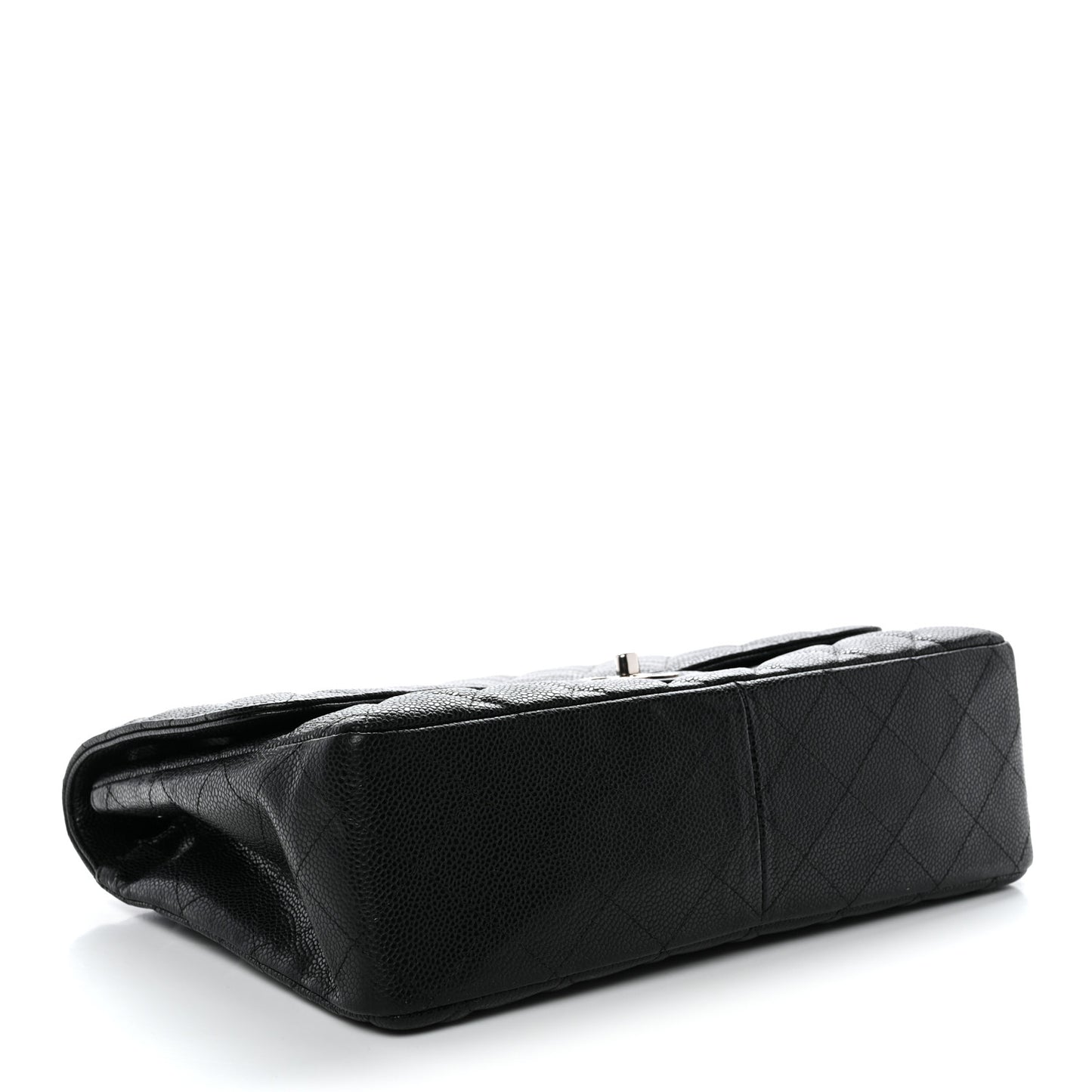 Caviar Quilted Jumbo Single Flap Black