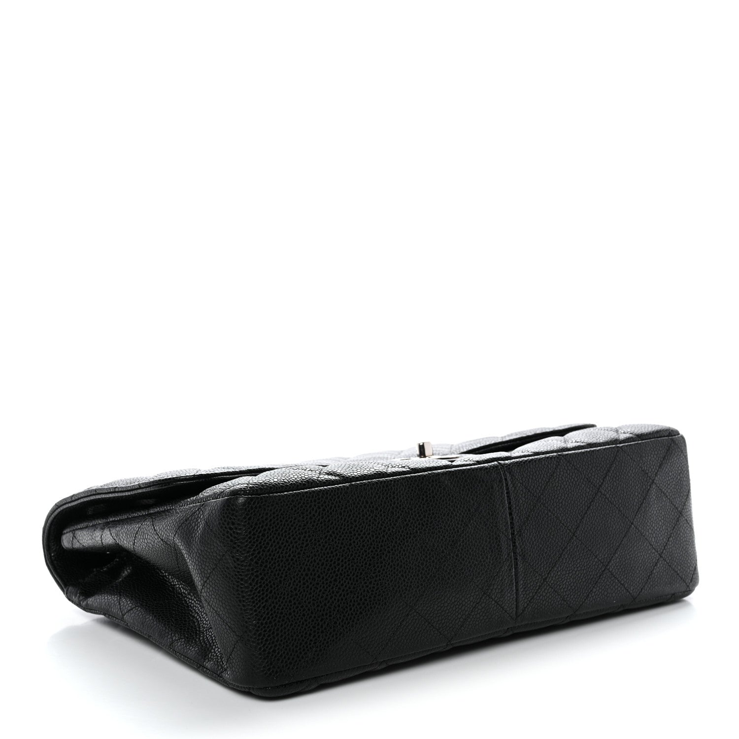 Chanel Caviar Quilted Jumbo Single Flap Black 4 of 10