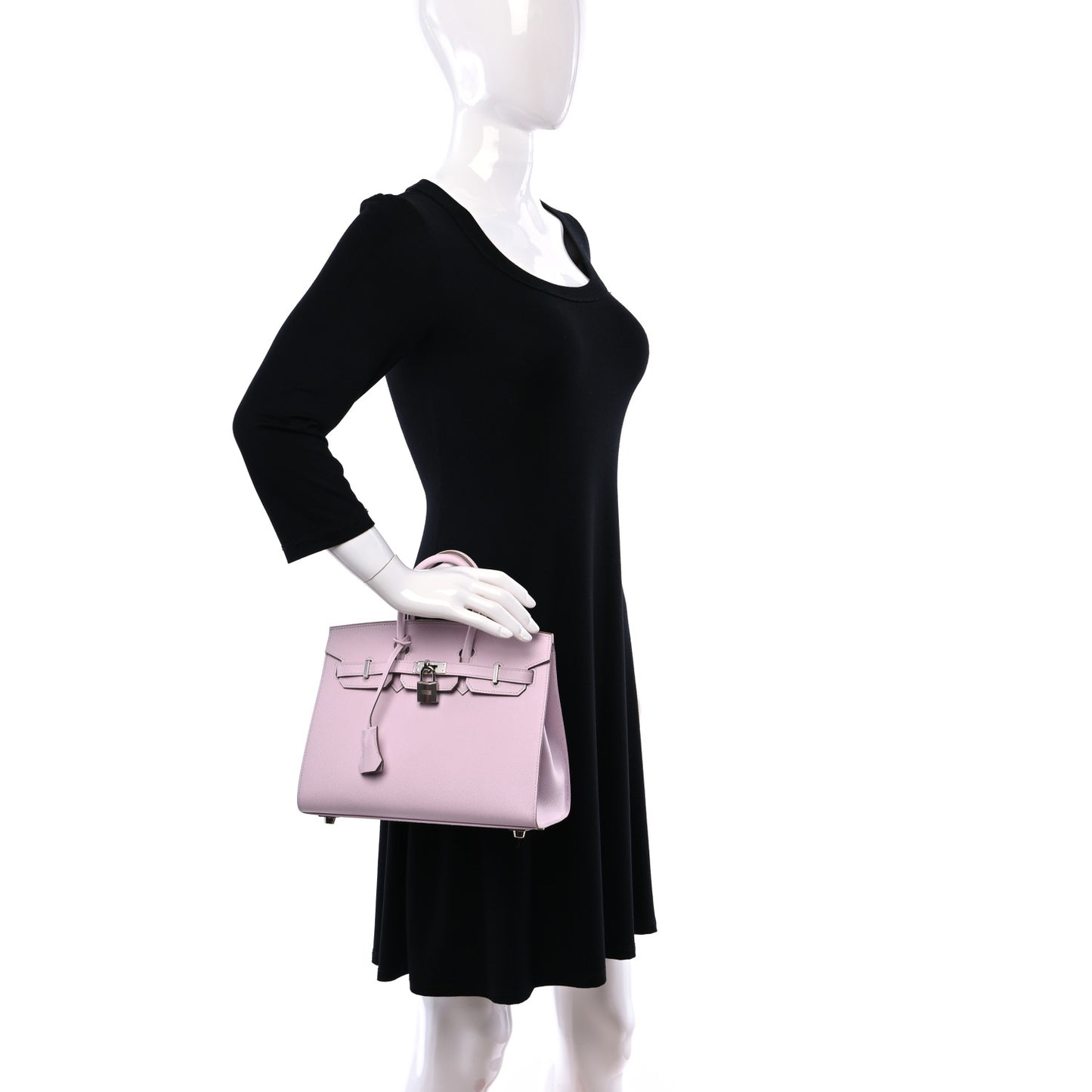 Epsom Birkin Sellier 25 Mauve Pale