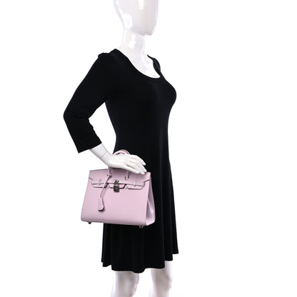 Hermes Epsom Birkin Sellier 25 Mauve Pale 2 of 11