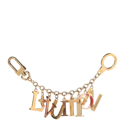 Louis Vuitton LV Tag Bag Charm Gold 1 of 5