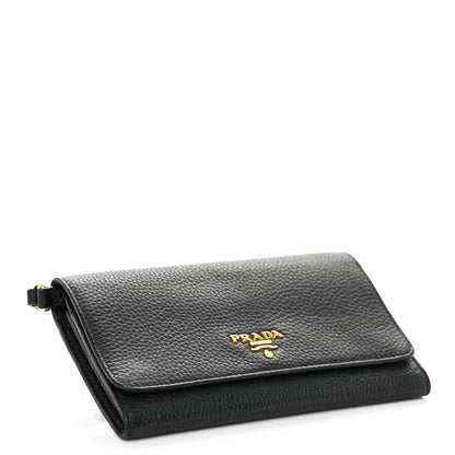 Prada Vitello Daino Mini Crossbody Black 3 of 8