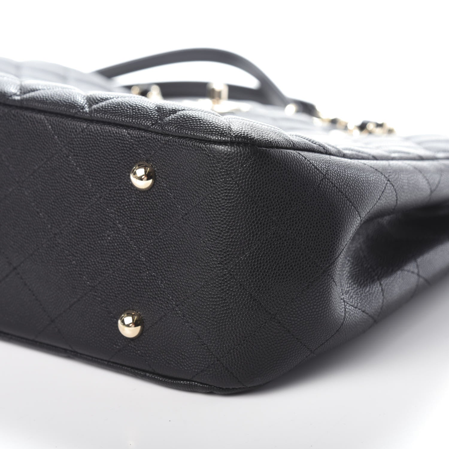 Chanel Caviar Quilted Large Shopping Tote Black 10 of 10