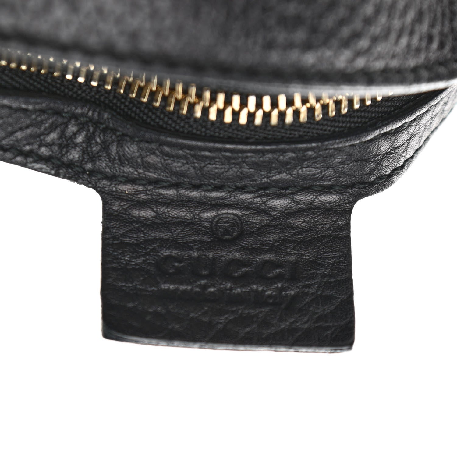 Gucci Pebbled Calfskin Medium Soho Chain Shoulder Bag Black 7 of 11