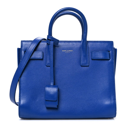 Saint Laurent Calfskin Nano Sac De Jour Royal Blue 1 of 11