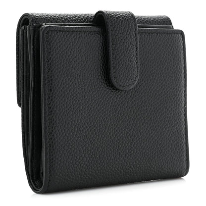 Chanel Caviar Timeless CC Compact Flap Wallet Black 3 of 11