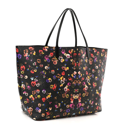 Givenchy Textured Coated Canvas Floral Print Large Antigona Tote Black Multicolor 3 of 8