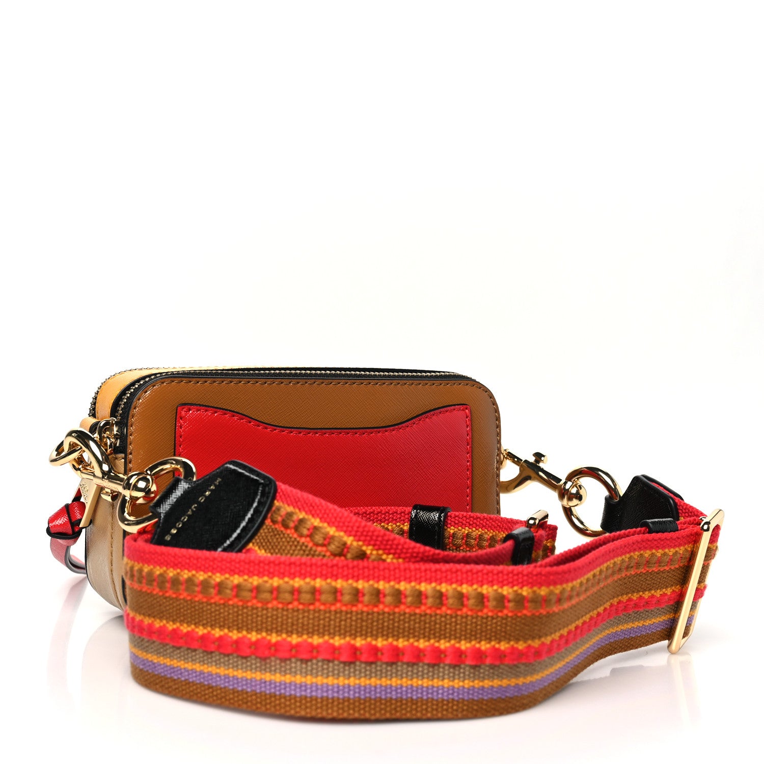 Marc Jacobs Saffiano Small Snapshot Camera Bag Cathay Spice Multicolor 3 of 11